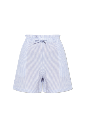 ショートパンツ MOSCHINO Women Straight Pants A0304 3224 0001 White Moschino Lingerie-style shorts | Women's Clothing | Vitkac